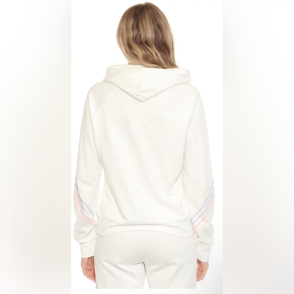 PJ Salvage Mountain Bound Ski Hoodie & Jogger Set Women’s White Pastel Size XL - Picture 4 of 6